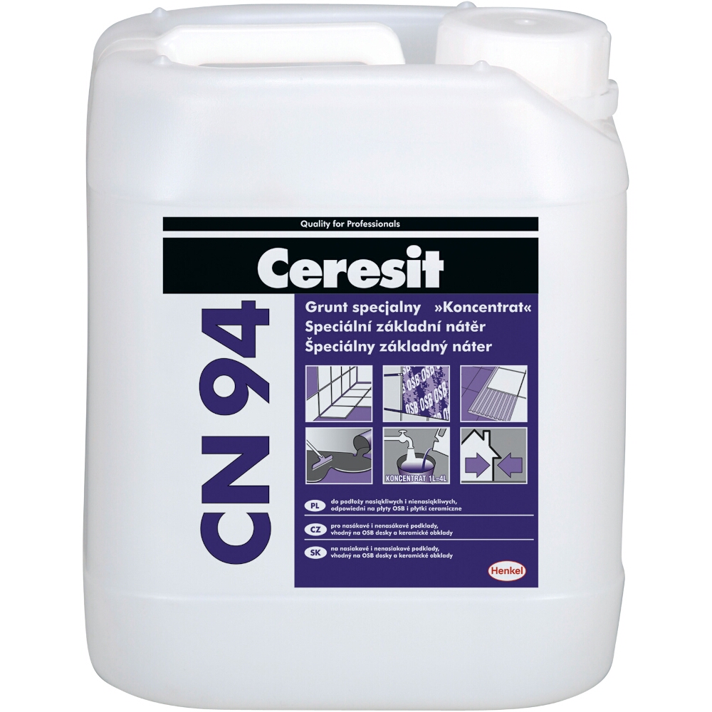 Špeciálny penetračný náter Ceresit CN 94 Concentrate, 5 kg