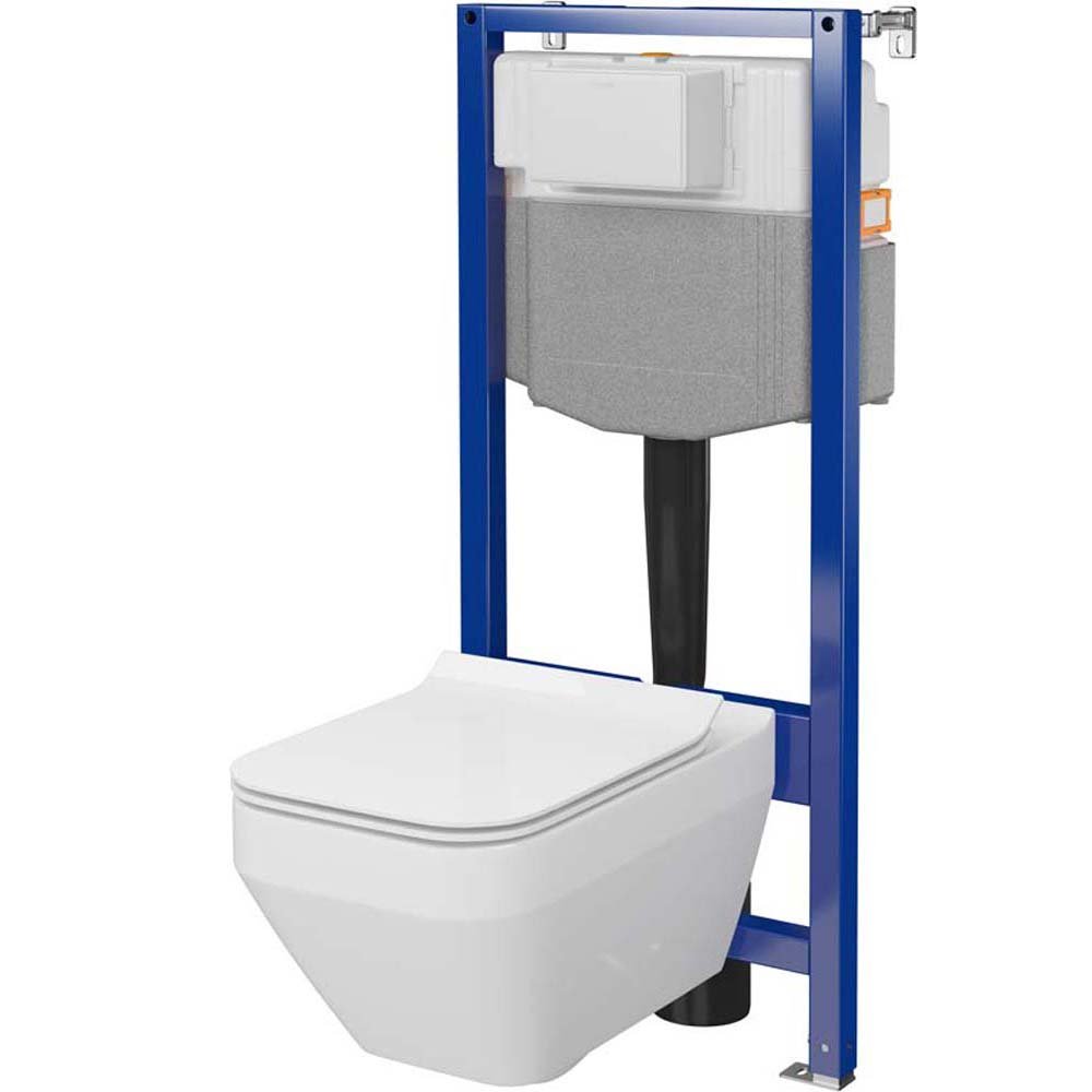 CERSANIT AQUA PLUS mechanická podomietová súprava s miskou a doskou CREA S701-809