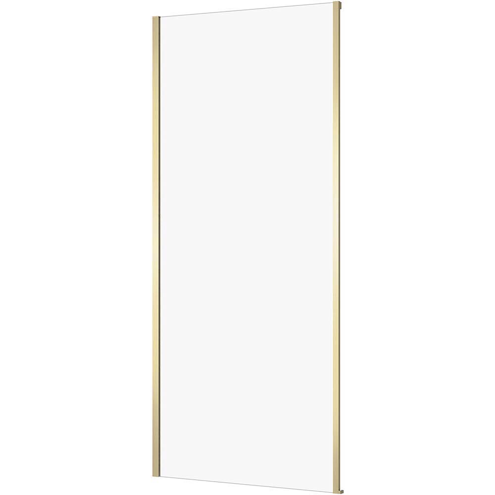CERSANIT Stena sprchového kúta LARGA 80x195 cm zlatá matná, transparentné sklo S164-069
