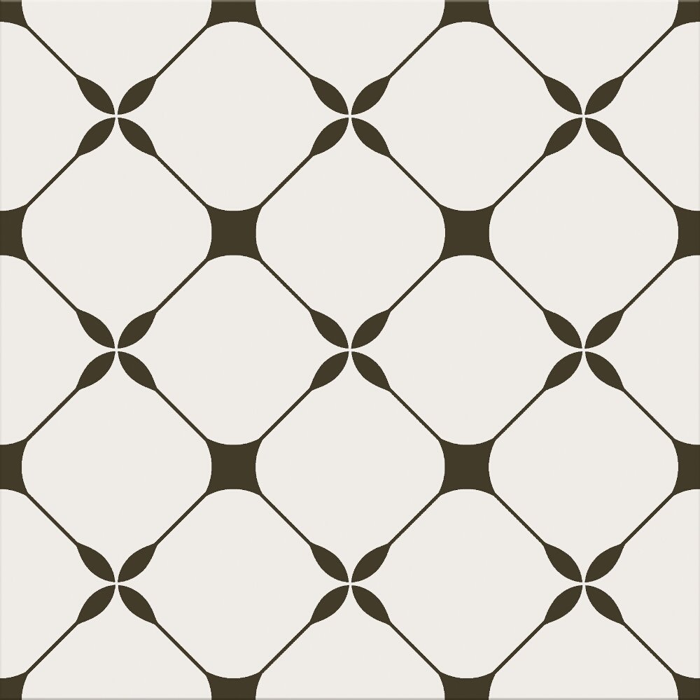 DLAŽBA LOVELY PATCHWORK SENTIMA WHITE-BLACK MAT 29,8X29,8 #295 (II. AKOST)