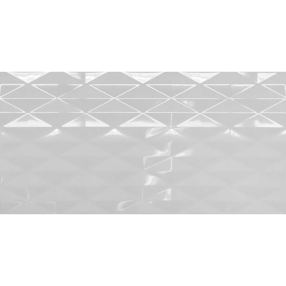 OBKLAD MODERN STYLE WHITE DIAMOND STRUCTURE GLOSSY 29,8X59,8 