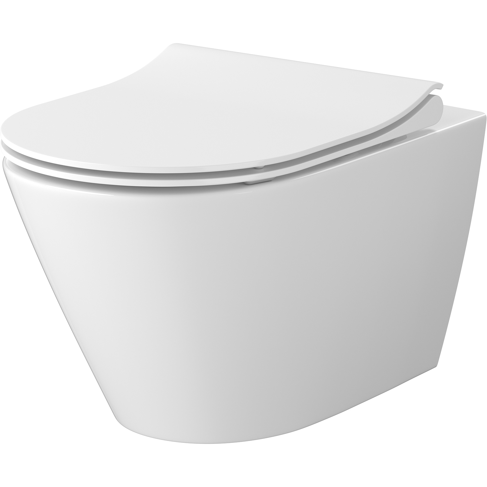 CERSANIT Závesná misa CITY PRO oválna, splachovacia plocha, sedadlo S701-883 CERSANIT Závesná misa CITY PRO oválna, splachovacia plocha, sedadlo S701-883