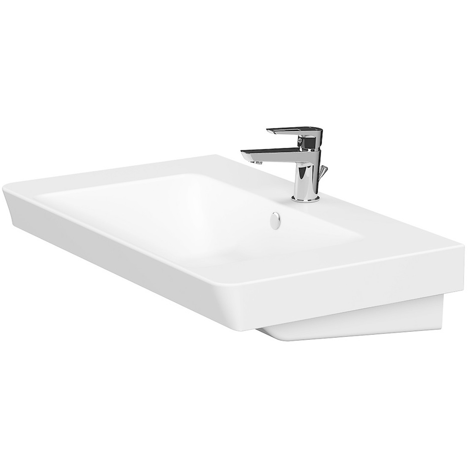 CERSANIT Umývadlo na nábytok MILLE 80x48,5 K675-003 CERSANIT Umývadlo na nábytok MILLE 80x48,5 K675-003