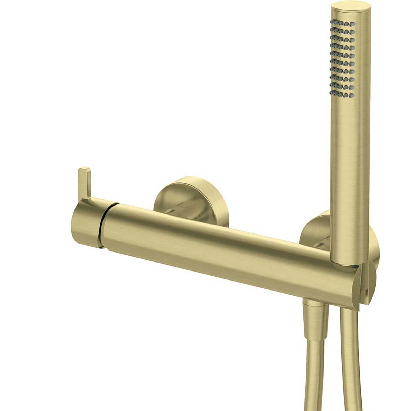 DEANTE SILIA nástenný sprchový kohútik so sprchovou súpravou so zlatými BQS_R41M