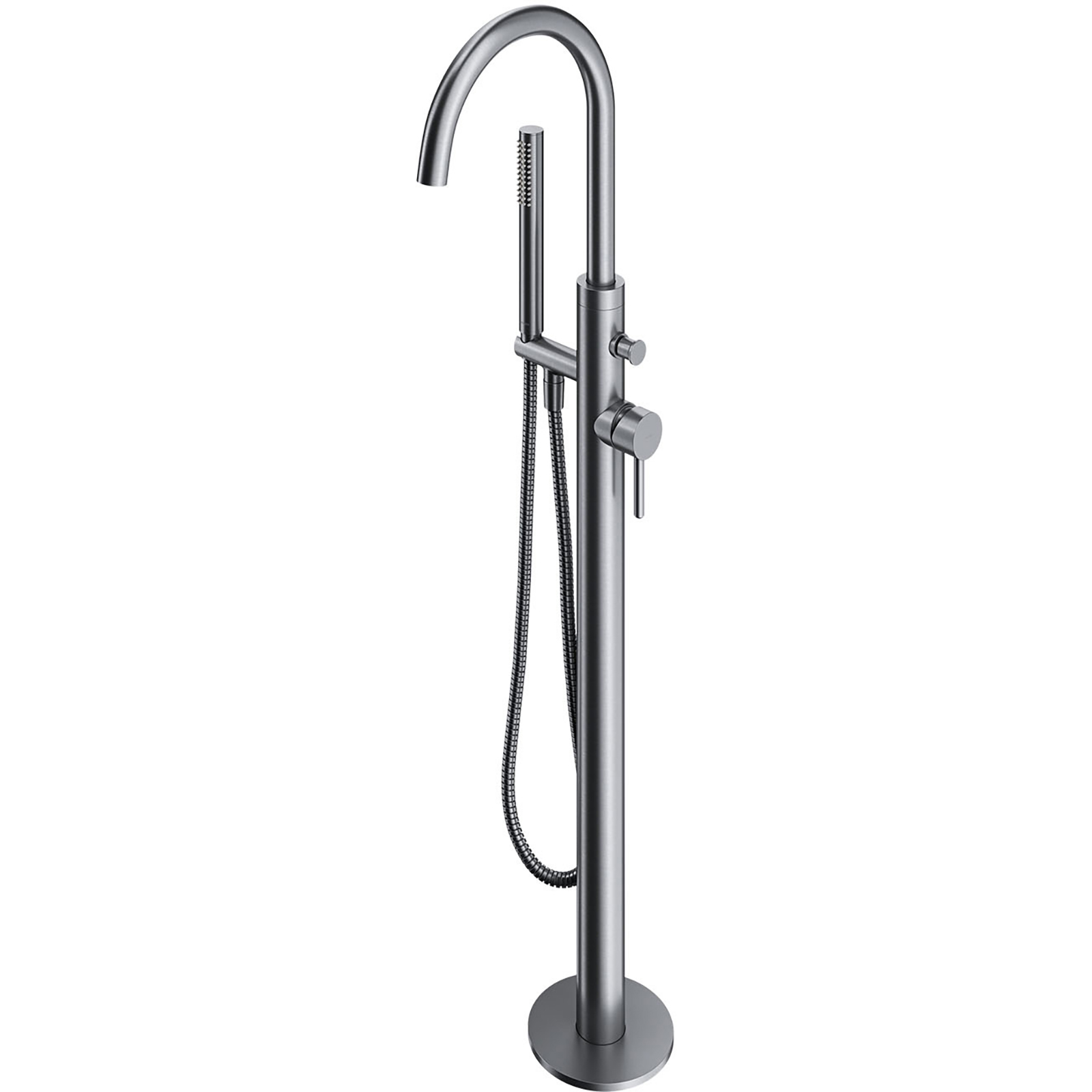 OMNIRES Vaňový kohútik Y voľne stojaci brušený nikl Y1233NI