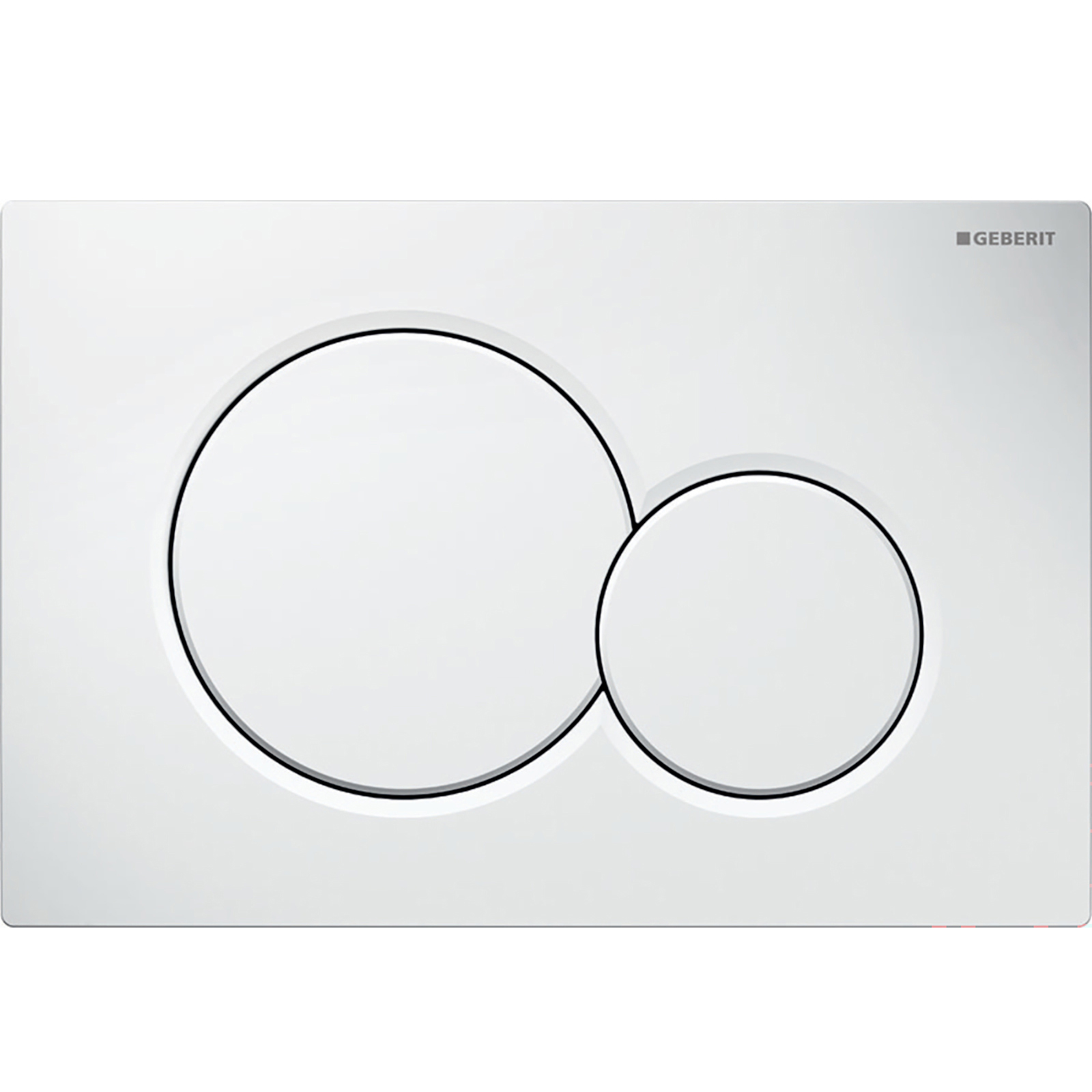 GEBERIT Ovládacie tlačidlo Sigma01 246x164x13 biela 115770115