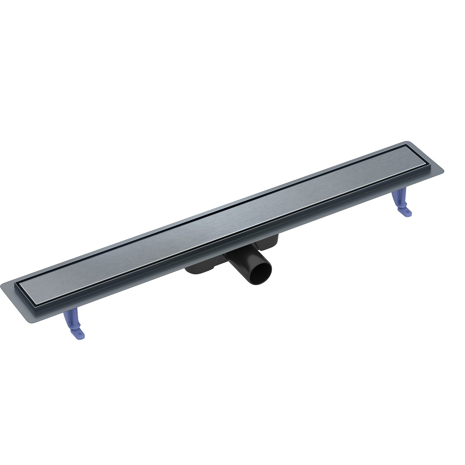 CERSANIT Lineárny odtok TAKO 80 s obojstrannou mriežkou čierny kovový S204-064