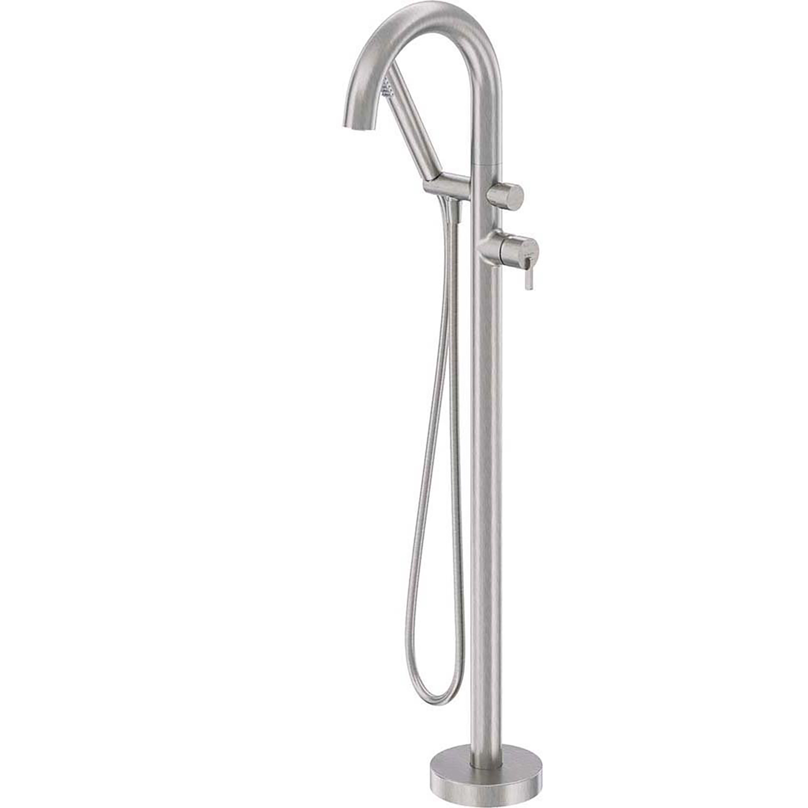 DEANTE SILIA voľne stojaci kohútik do vane so sprchovou sadou chrómovaný BQS_F17N