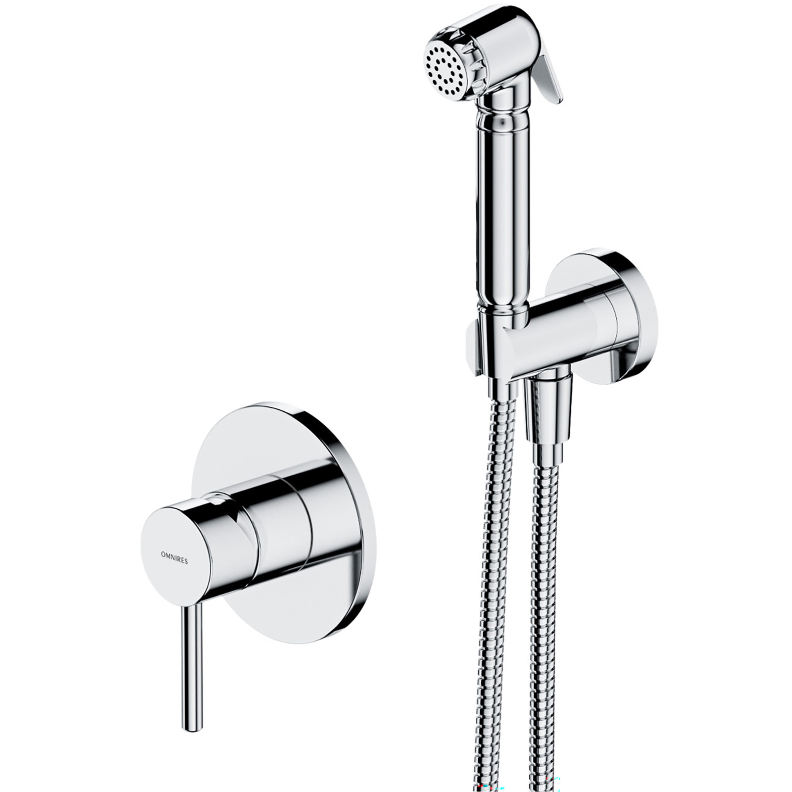 OMNIRES Bidet System Y zapustený chrómový lesklý SYSYBI1CR