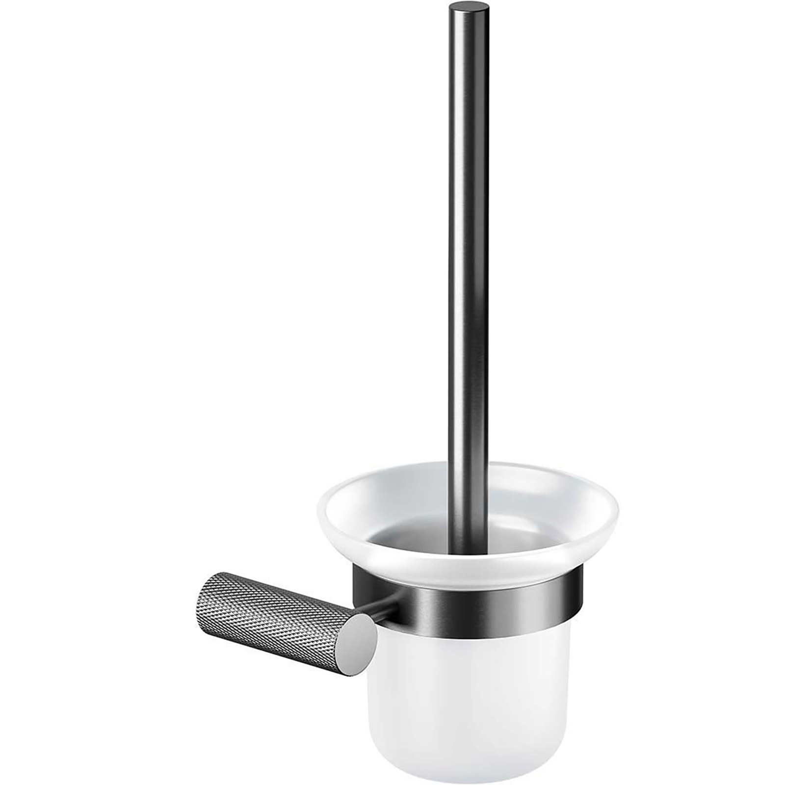 CERSANIT nástenná WC kefa ZEN gun metal S951-900