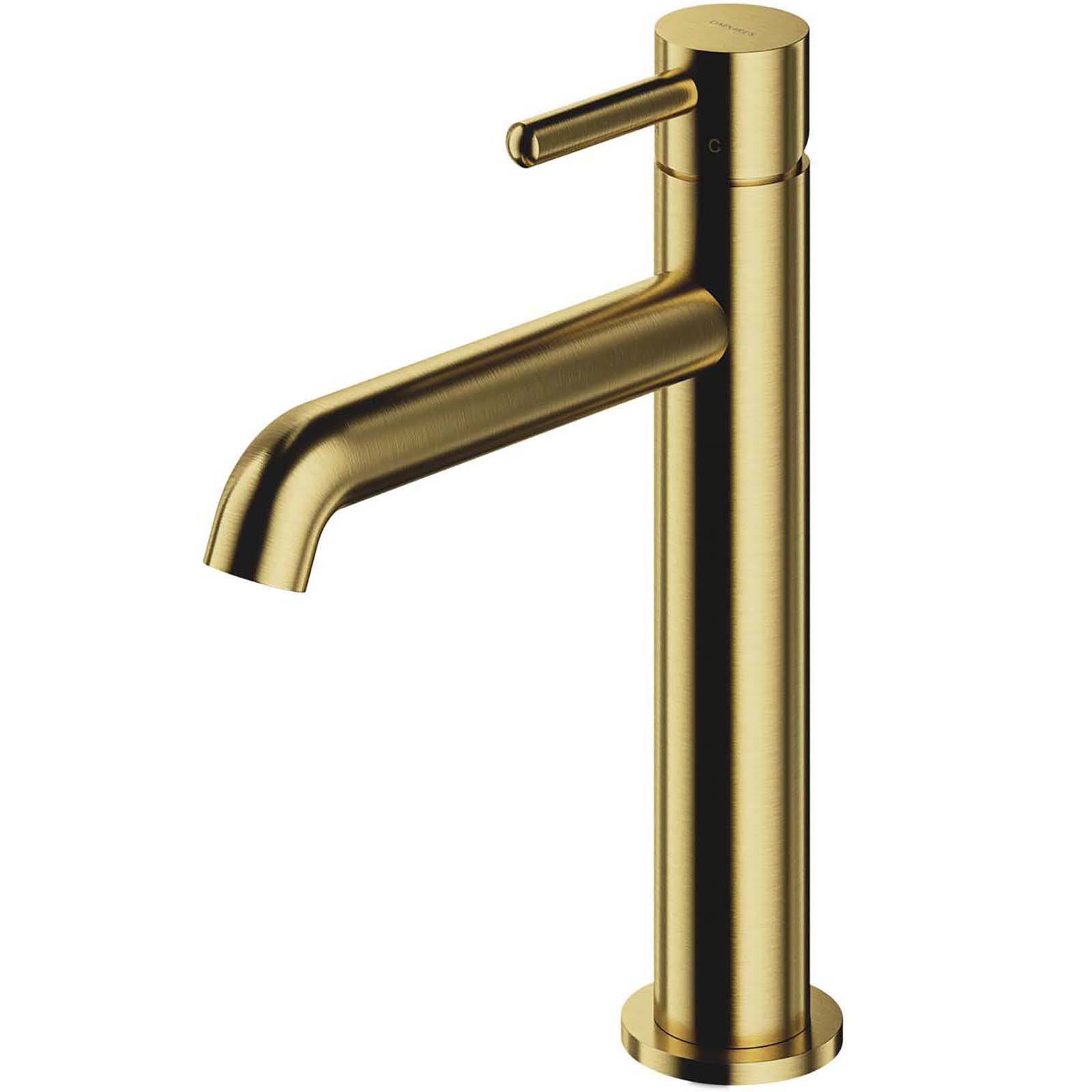 OMNIRES umývadlový kohútik Y, 23 cm (25 mm) hlava z brúseného mosadzného Y1212CBSB