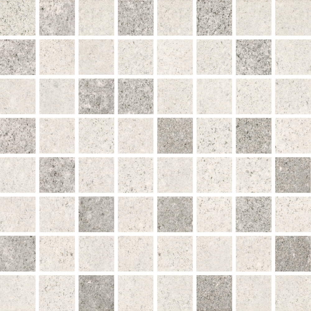 OBKLAD MOZAIKA GARNET LIGHT GREY/GREY MAT 25X25 OBKLAD MOZAIKA GARNET LIGHT GREY/GREY MAT 25X25