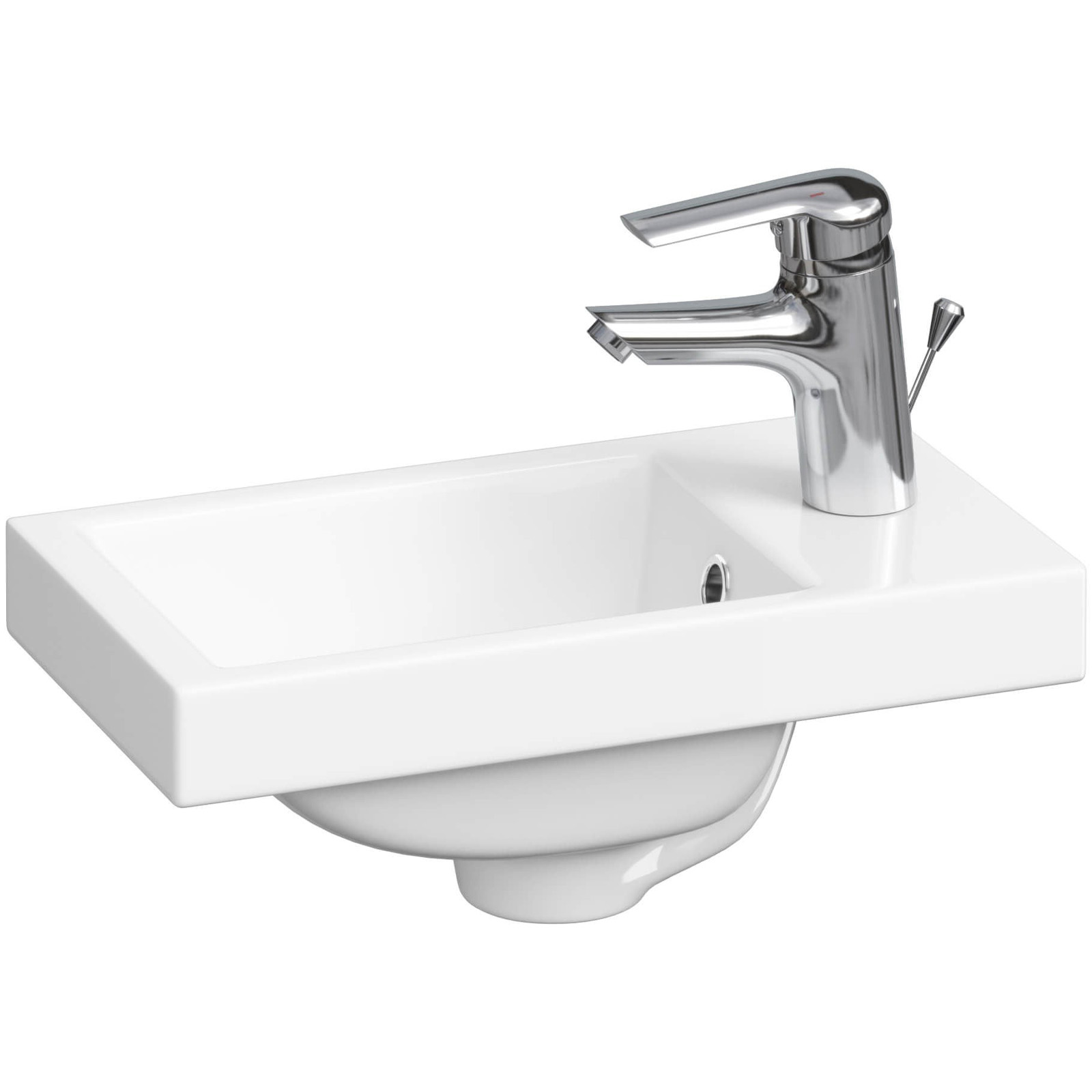 CERSANIT Furniture umývadlo COMO 40 obdĺžnikový biely K32-041