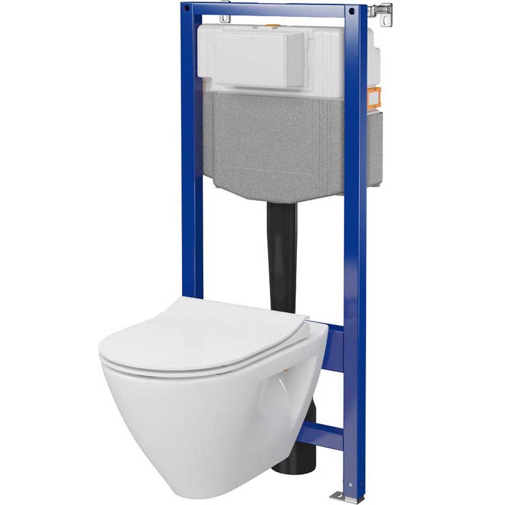 Mechanická podomietková súprava CERSANIT AQUA PLUS s miskou MILLE PLUS a doskou S701-813