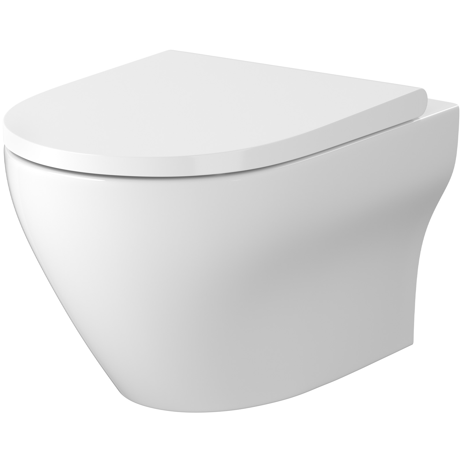 CERSANIT Závesná misa LARGA PRO oválna, vírivá splachovaná, sedadlo S701-885 CERSANIT Závesná misa LARGA PRO oválna, vírivá splachovaná, sedadlo S701-885