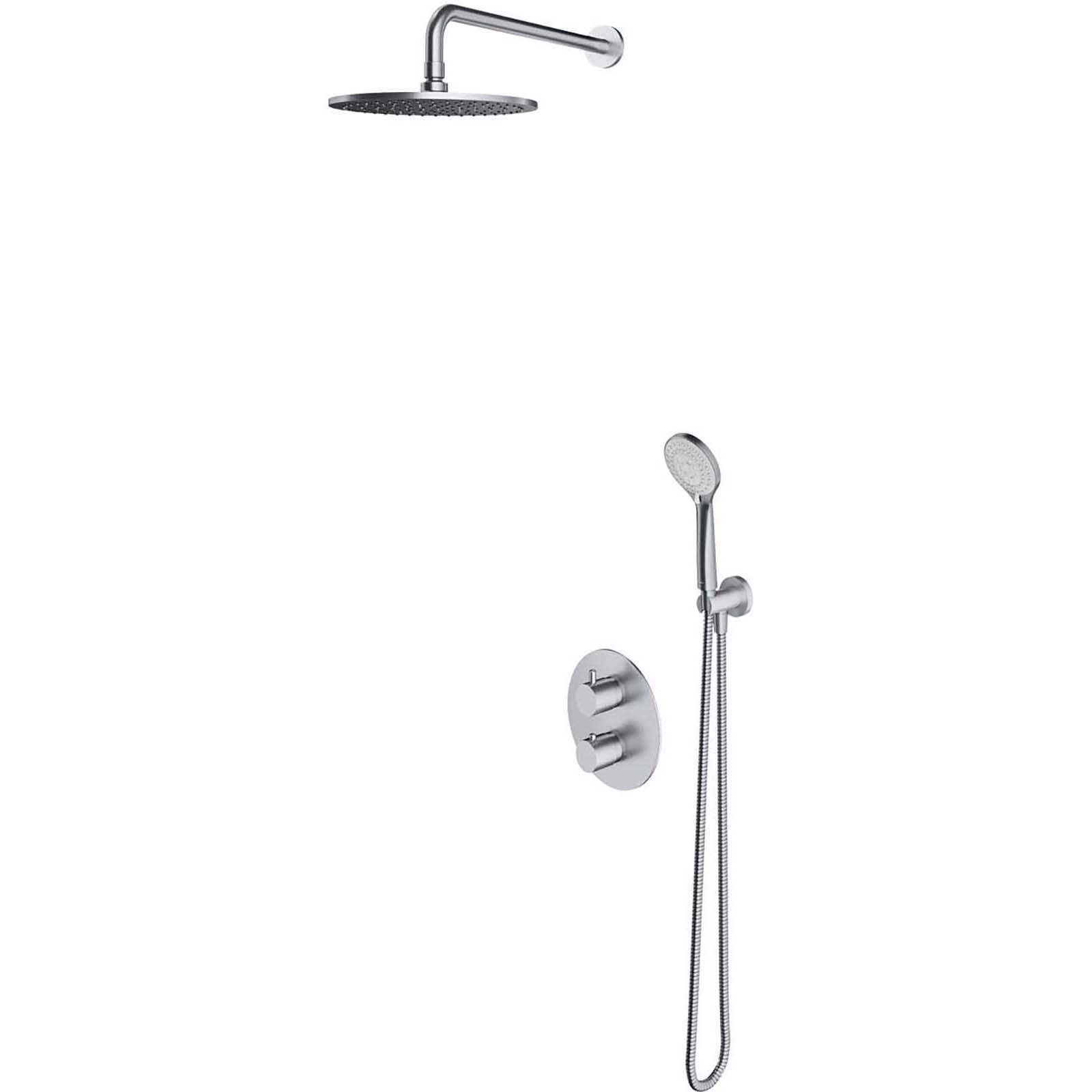 OMNIRES termostatický sprchový systém Y zapustený kefovaný nikl SYSYT05NI