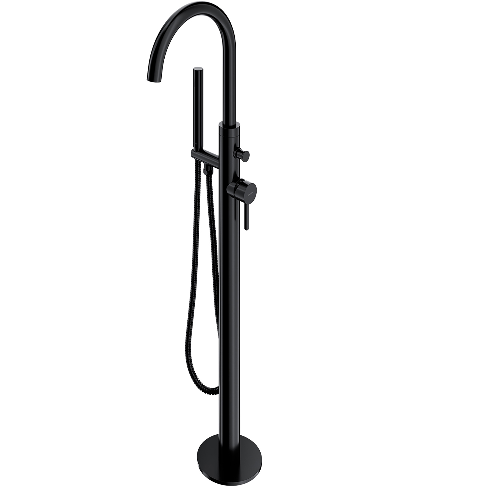 OMNIRES Vaňový kohútik Y voľne stojaci čierny polomatný Y1233BL