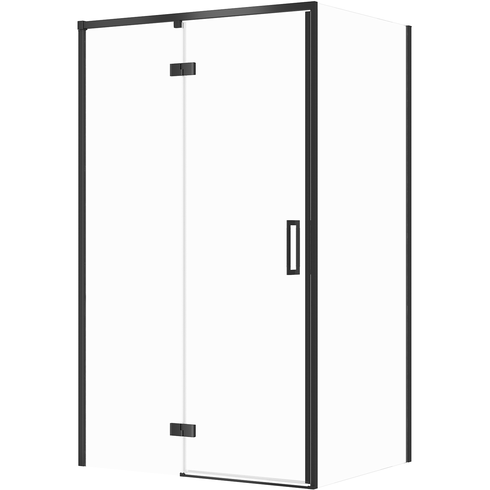 CERSANIT LARGA obdĺžnikový sprchový kút ľavý 120x90x195 cm čierny S601-321