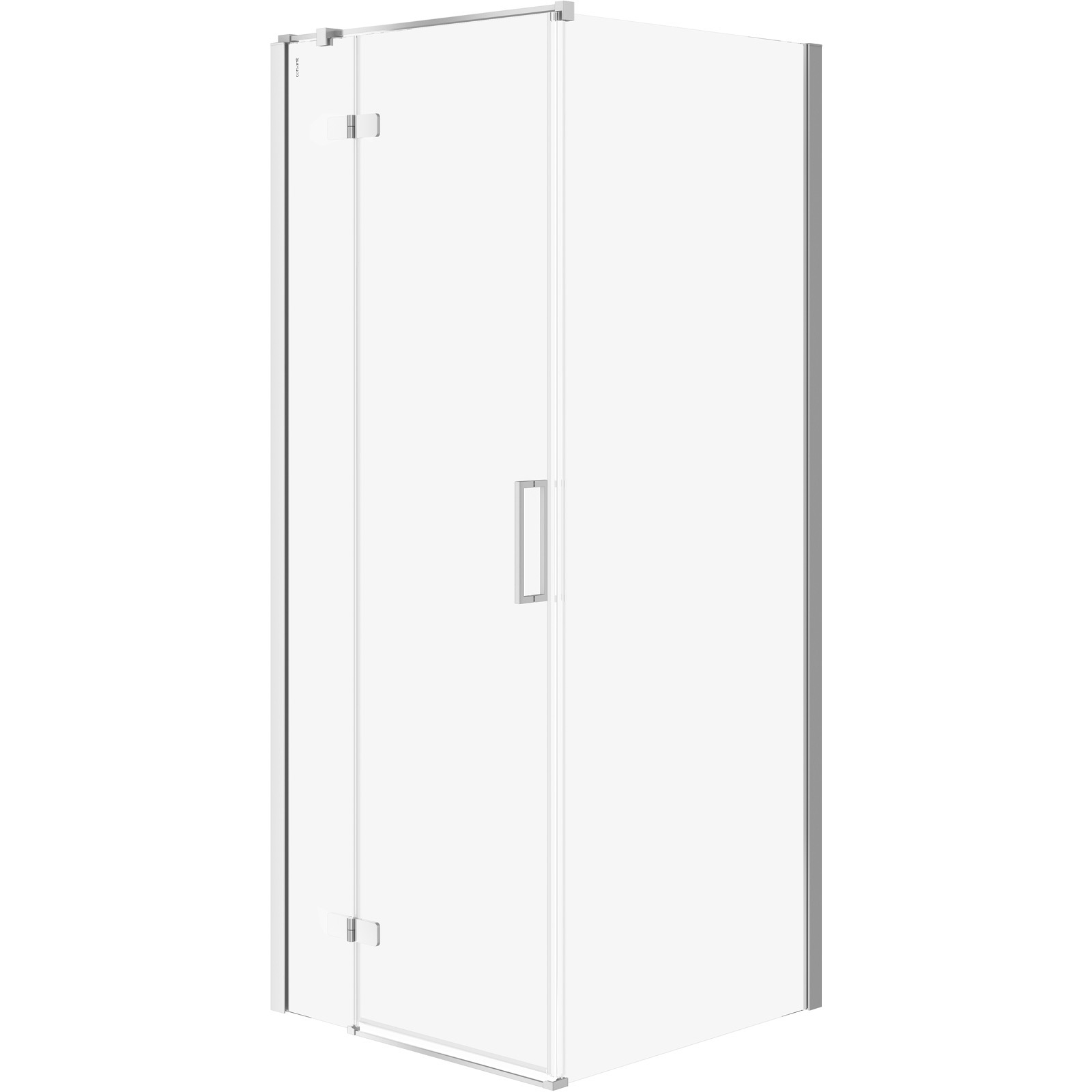 CERSANIT Rohový sprchový kút JOTA ľavý chróm 80x80x195 priehľadné sklo S160-005