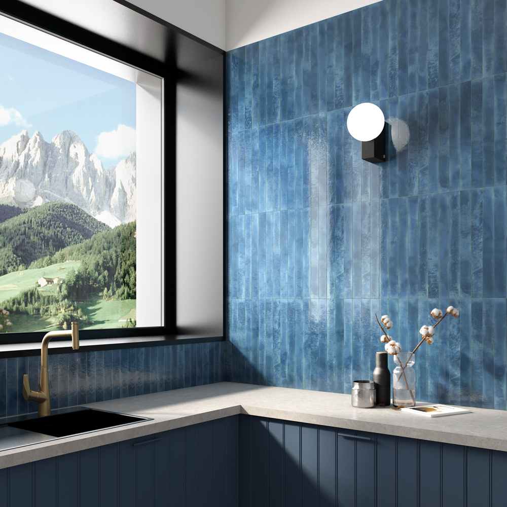 DLAŽBA BESTILE MAKALU AZUL GLOSSY 5X50
