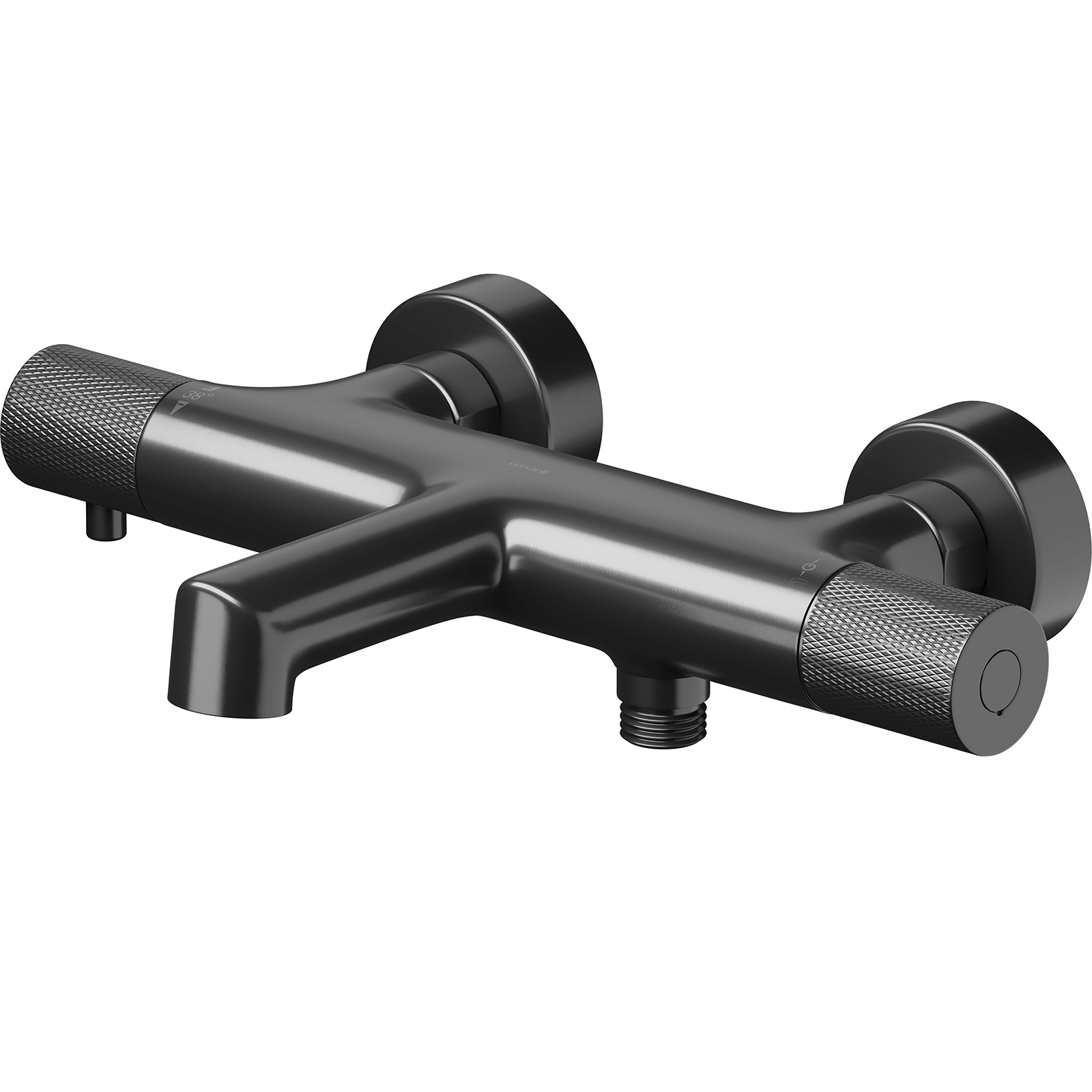 Nástenná vaňová a sprchová batéria CERSANIT ZEN s termostatickou pištoľou kovová S951-569 Nástenná vaňová a sprchová batéria CERSANIT ZEN s termostatickou pištoľou kovová S951-569