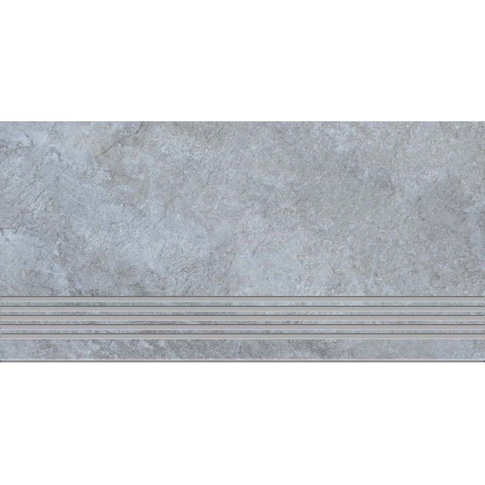 DLAŽBA SCHODOVKA GAIA LIGHT GREY STRUCTURE MAT 29,8X59,8