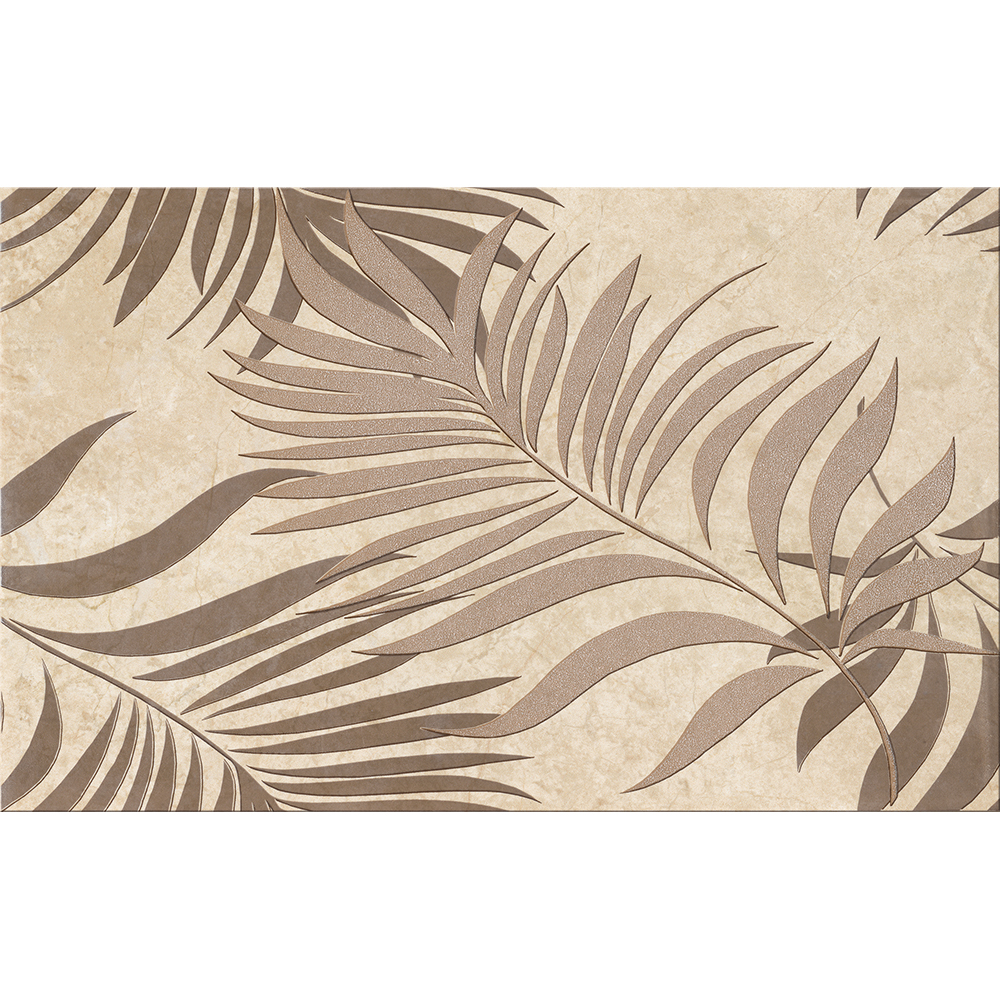 OBKLAD COMMO CAPPUCINO DECOR LEAVES 25X40