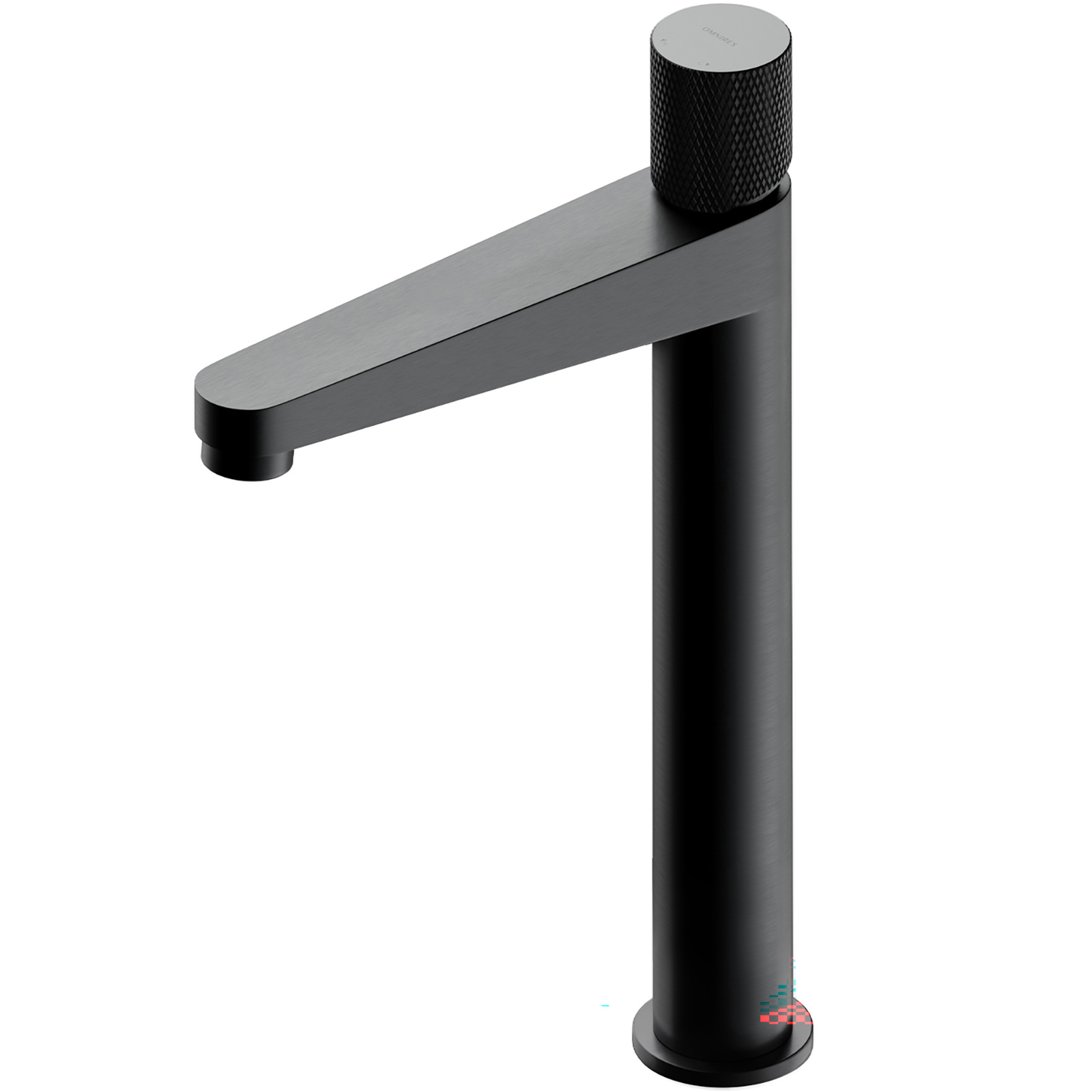 OMNIRES CONTOUR podstavc, umývadlo, kohútik, vysoký antracitový CT8012AT