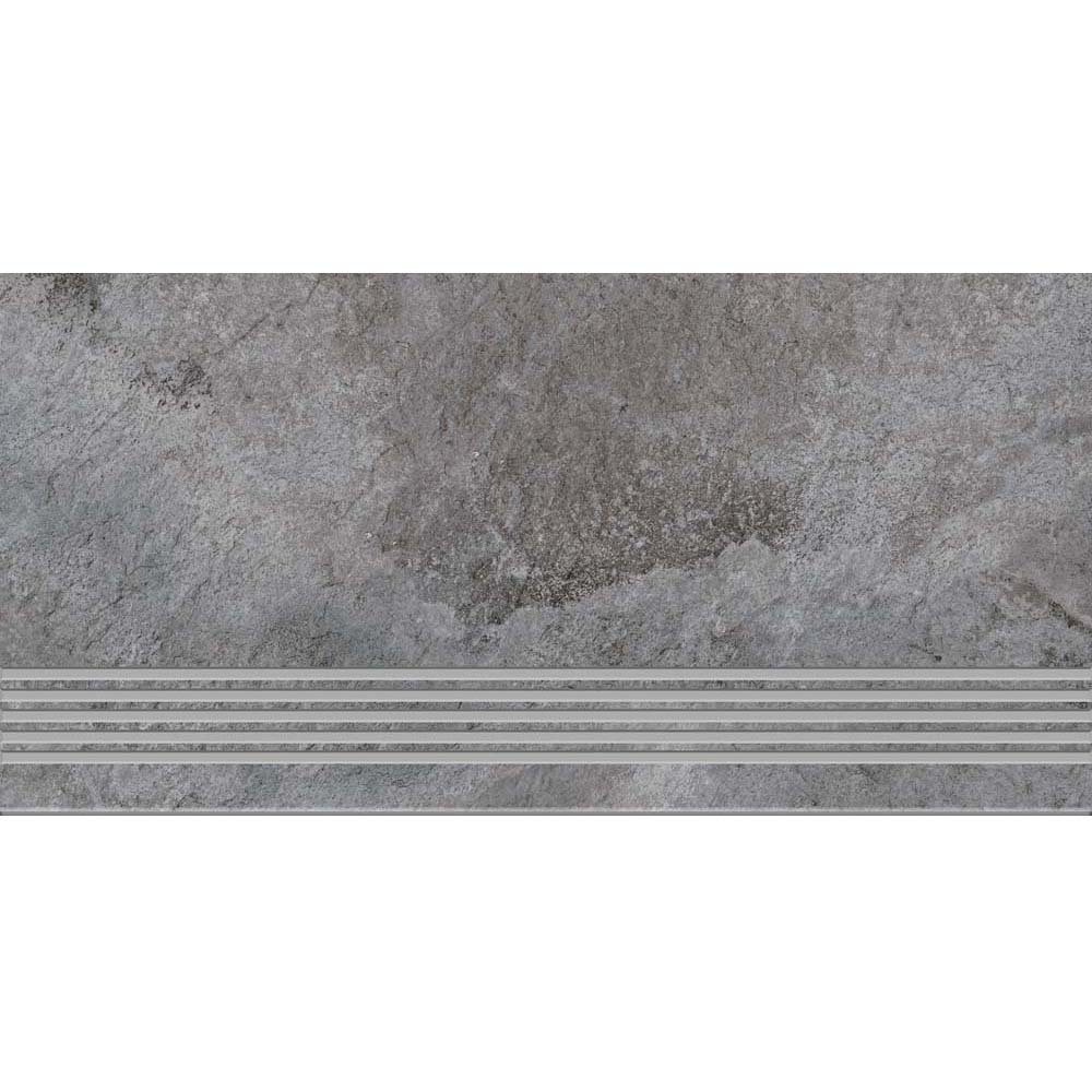 DLAŽBA SCHODOVKA GAIA GREY STRUCTURE MAT 29,8X59,8