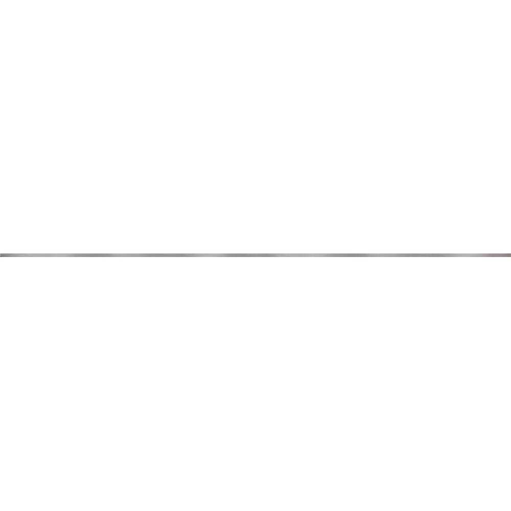 Obklad Lišta UNIVERSAL METAL BORDERS šedý matny 1x119,8 cm Cersanit