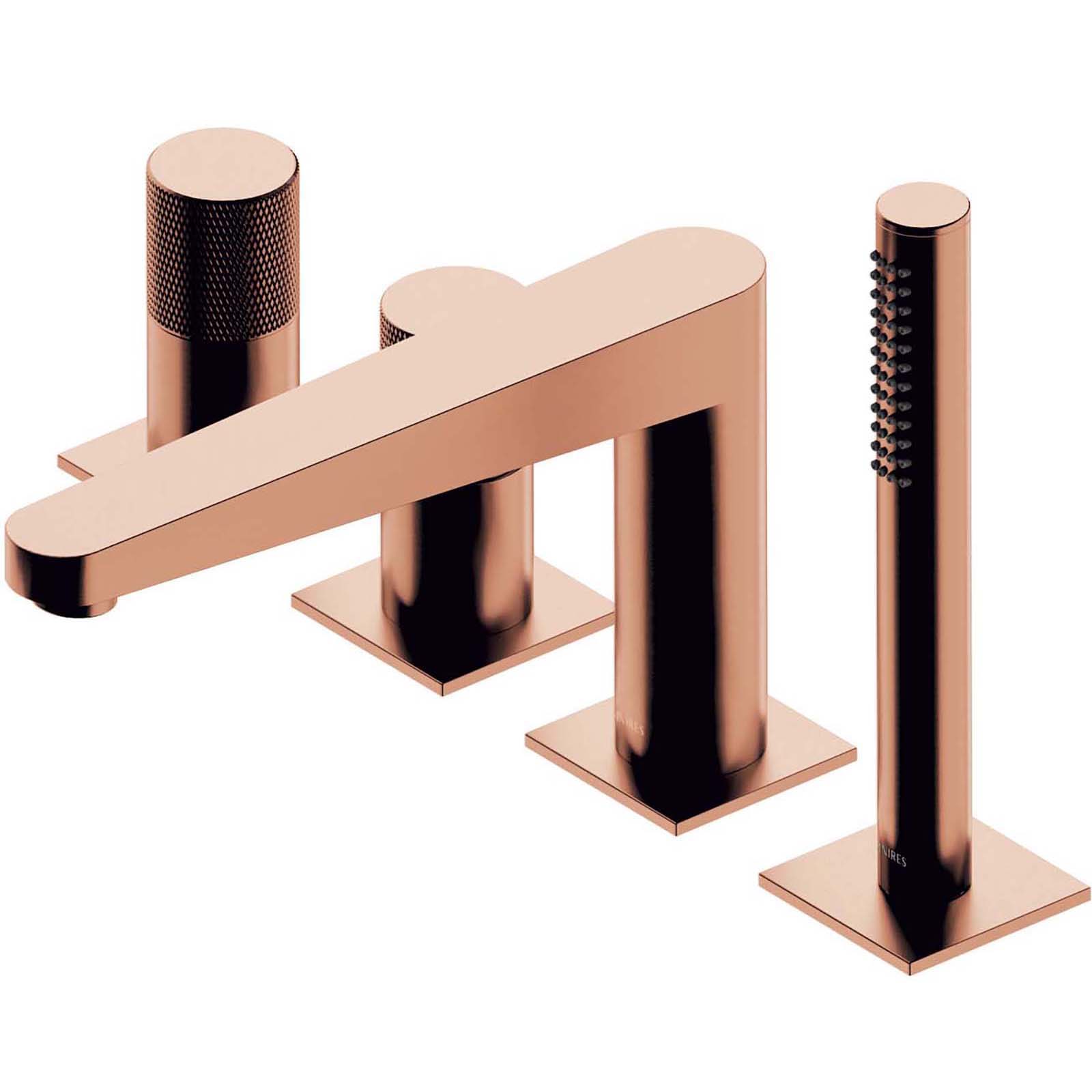 OMNIRES CONTOUR batéria do vane so štyrmi otvormi – brúsená medená CT8032CPB