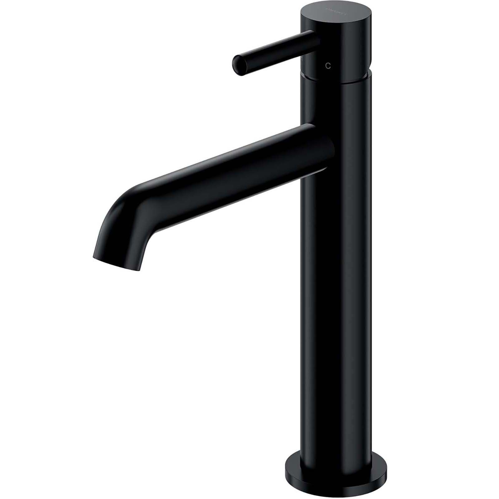 OMNIRES umývadlový kohútik Y, 23 cm (25 mm) čierna polomatná Y1212CBL