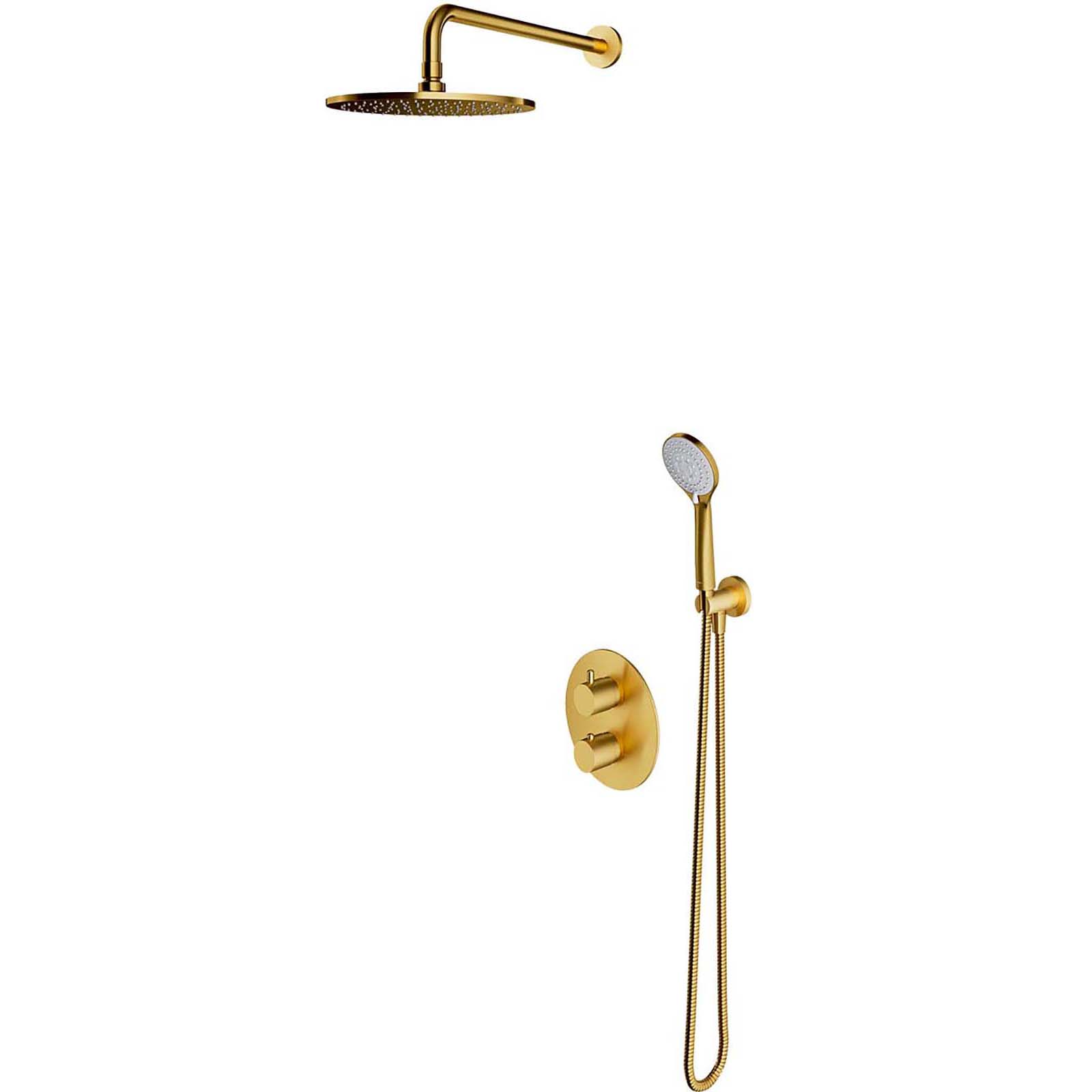 OMNIRES termostatický sprchový systém Y zapustený zlatý SYSYT05GLB