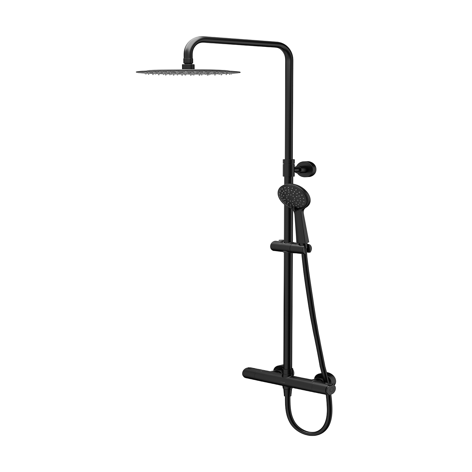 Sprchový stĺp CERSANIT VERSO s termostatickou batériou čierny S951-745