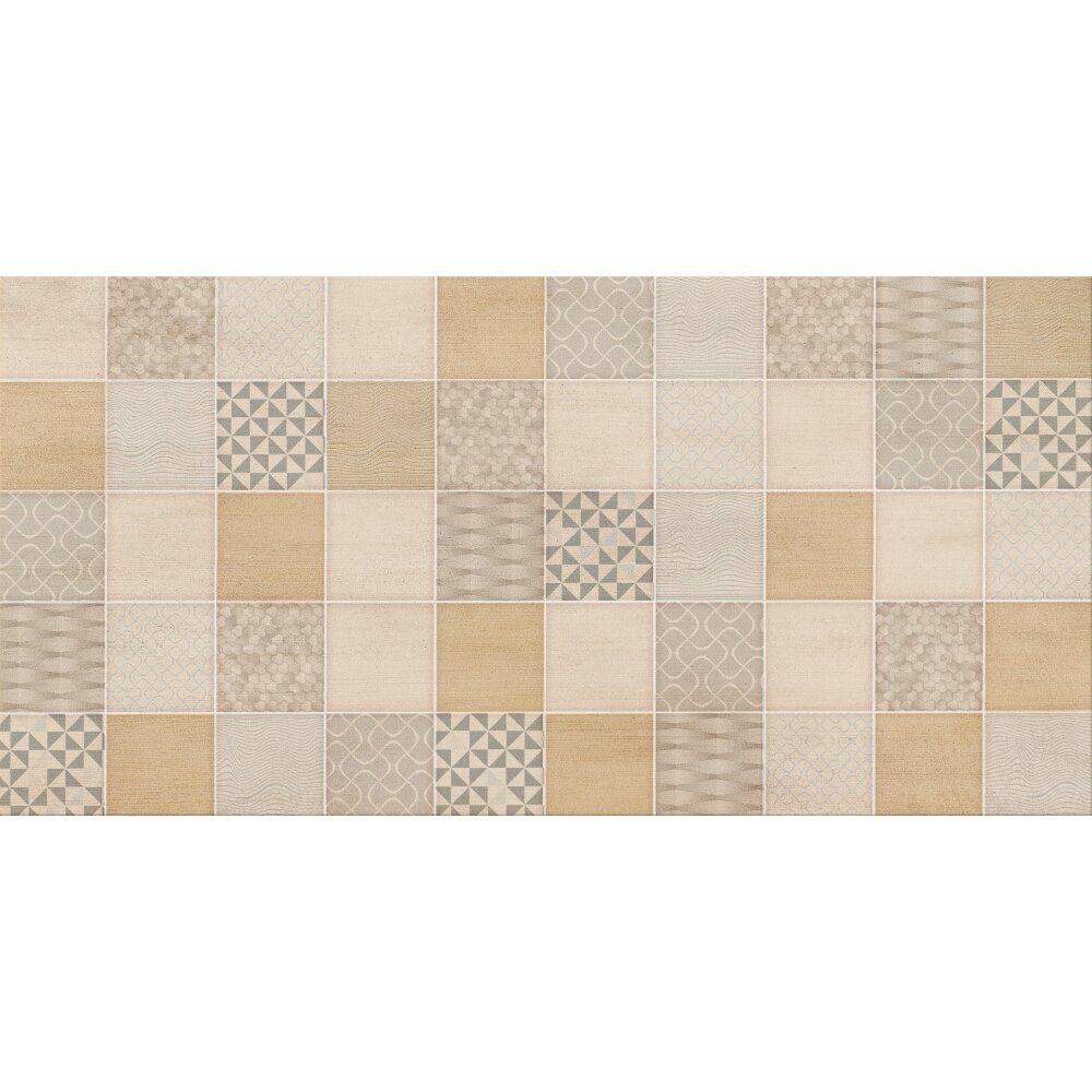 OBKLAD URCA BEIGE PATCHWORK GLOSSY 29,7X60 (II. AKOST)