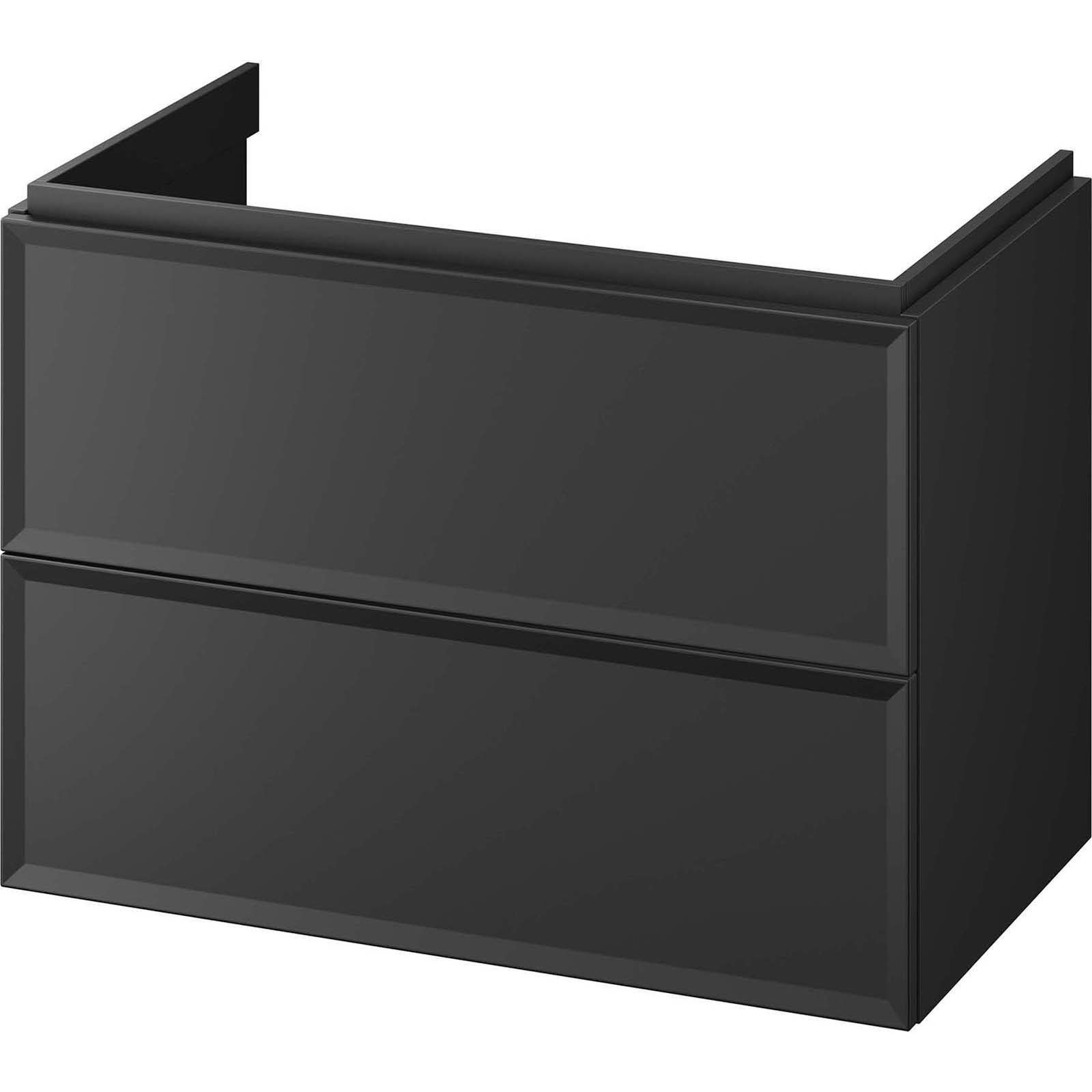 Skrinka na umývadlo CERSANIT MILOS 80 čierna matná S1017-003 Skrinka na umývadlo CERSANIT MILOS 80 čierna matná S1017-003