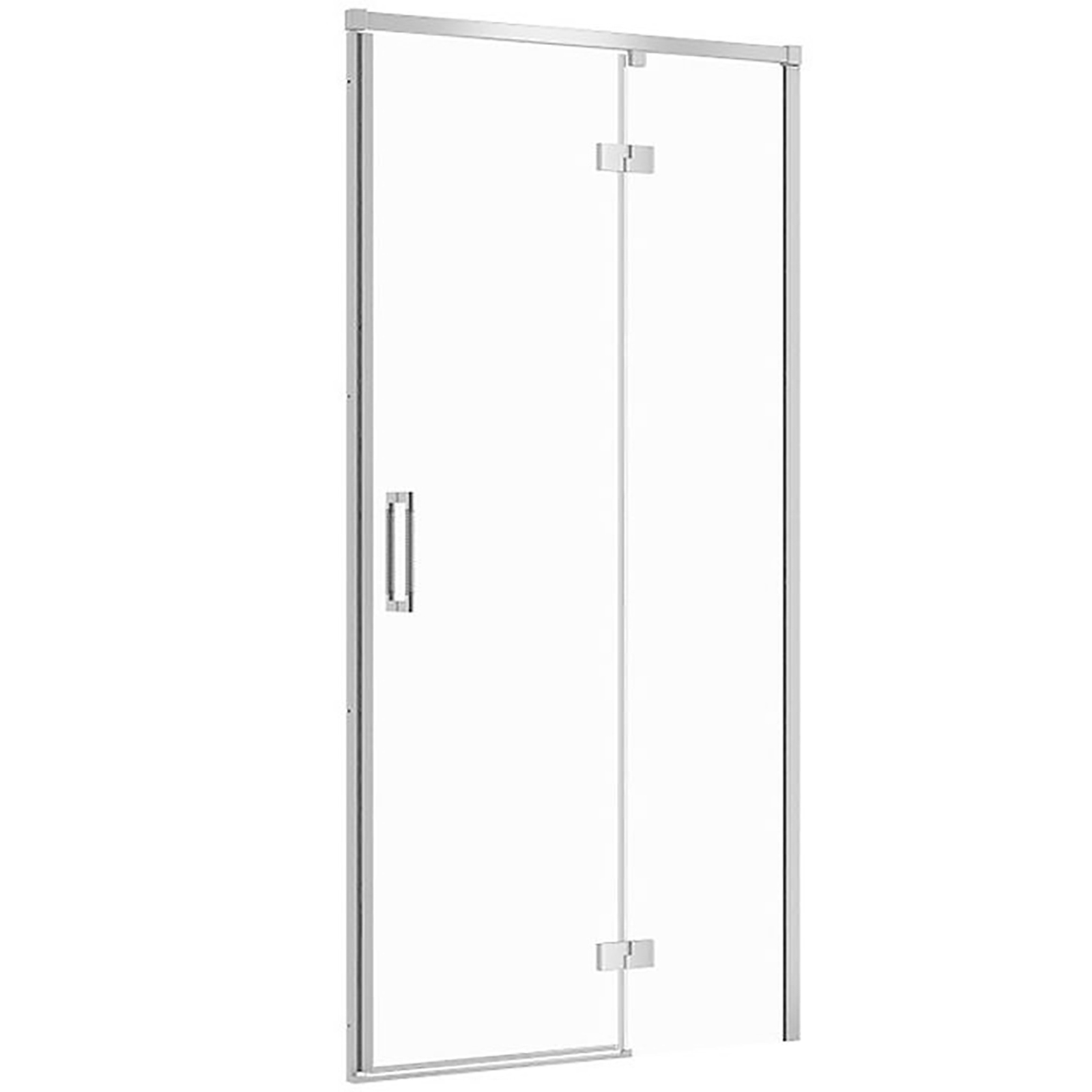 CERSANIT Sprchové dvere LARGA chróm 100x195 PRAVÉ priehľadné sklo S932-117