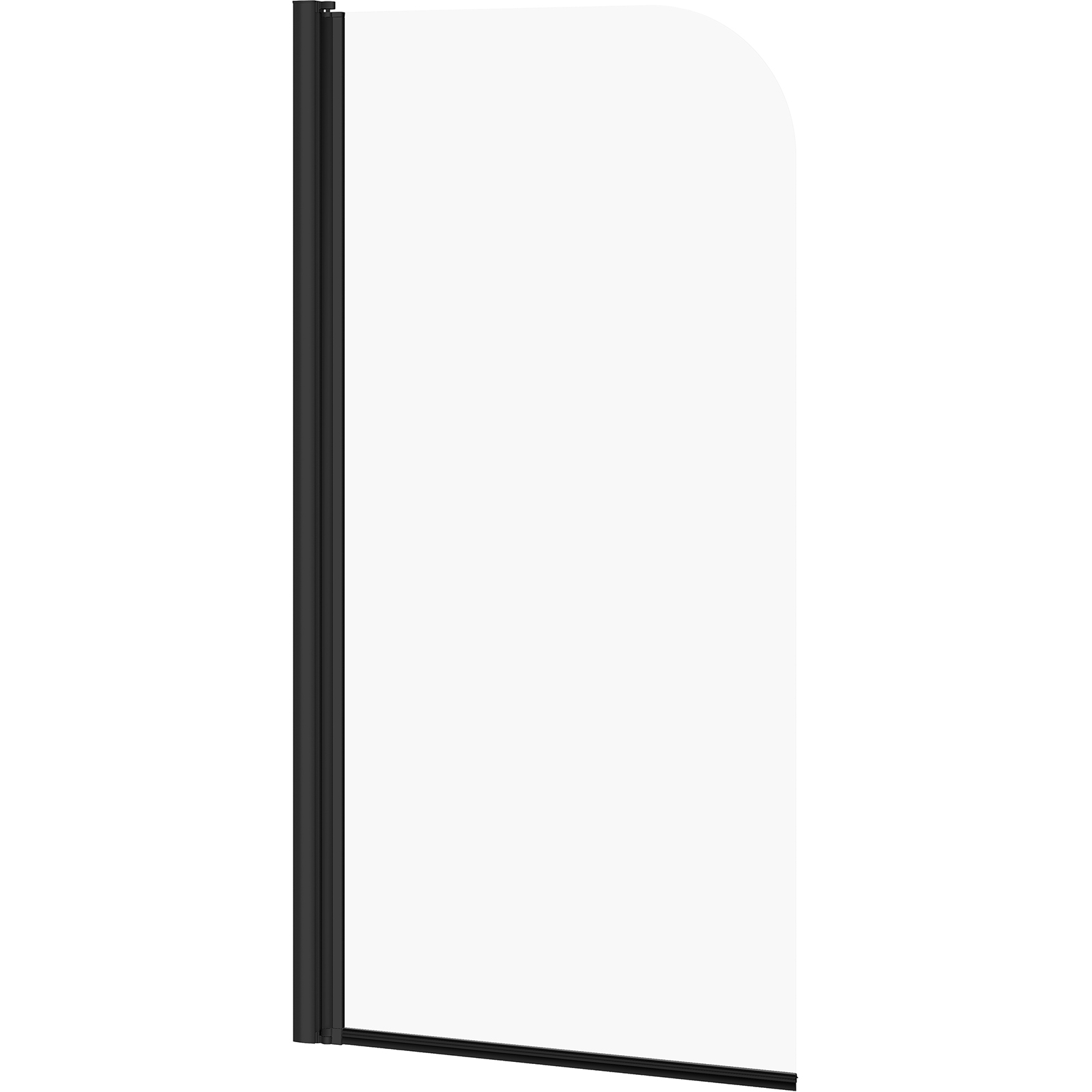 CERSANIT sieťka na vaňu EASY NEW jednolistá čierna číra sklenená plocha 140x70