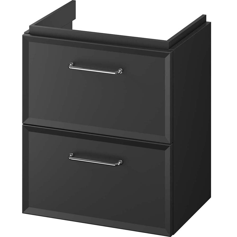 CERSANIT MILOS 50 Slim skrinka na umývadlo čierna matná S1021-006 CERSANIT MILOS 50 Slim skrinka na umývadlo čierna matná S1021-006