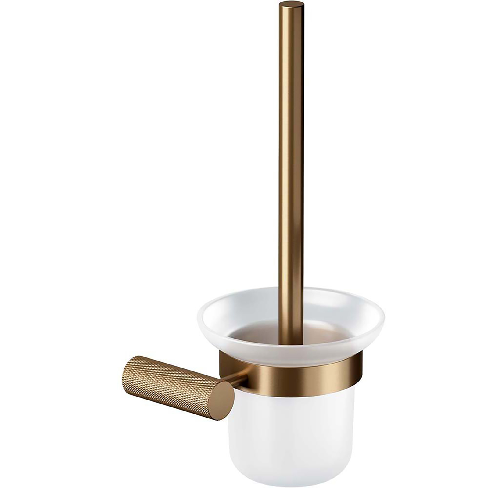CERSANIT nástenná WC kefa ZEN Brushed Copper S951-899