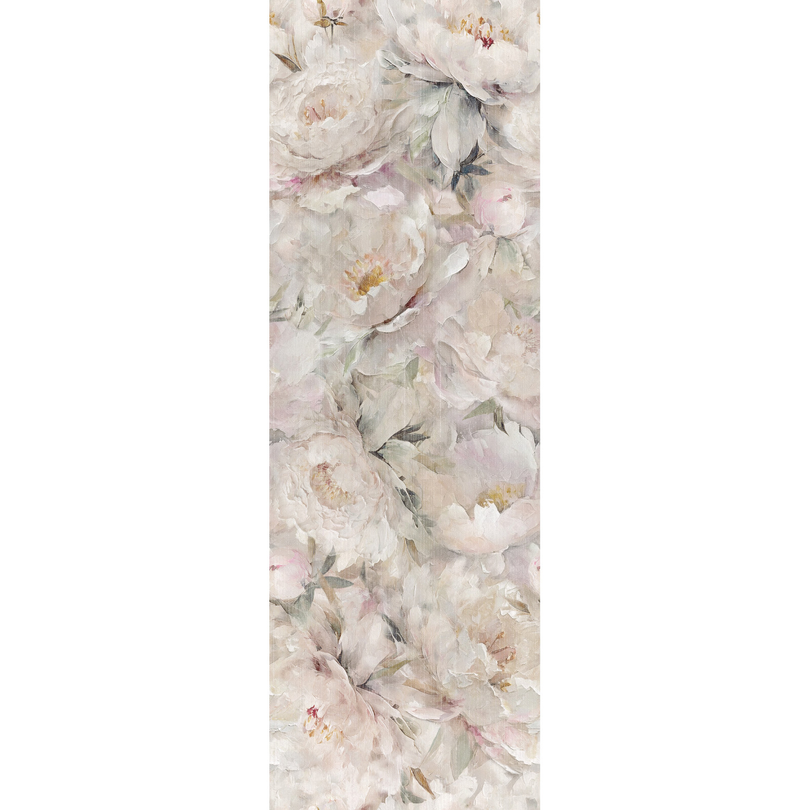 OBKLAD LUVIE BEIGE WALLPAPER PEONY SATIN 39,8X119,8