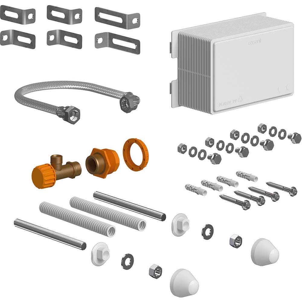 CERSANIT Montážna súprava s krátkymi nástennými držiakmi pre systém AQUA K99-0267