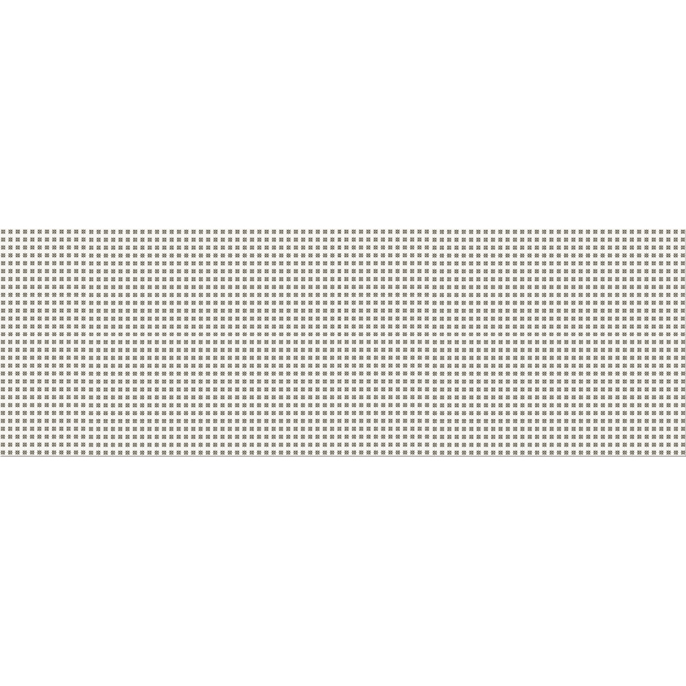 OBKLAD INSERTO WHITE MAGIC WHITE-BLACK FLOWER PLATINUM GLOSSY 25X75 