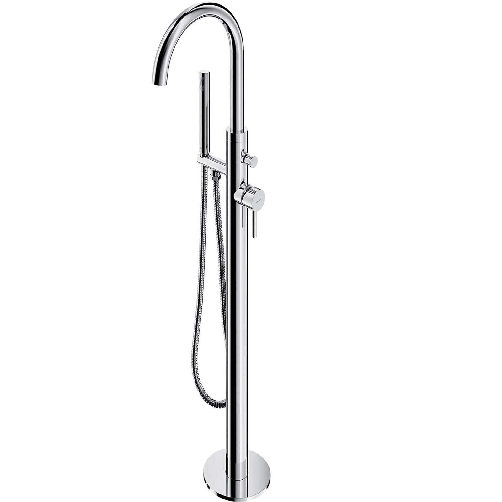 OMNIRES batéria na vaňu Y voľne stojaci chrómový lesk Y1233CR