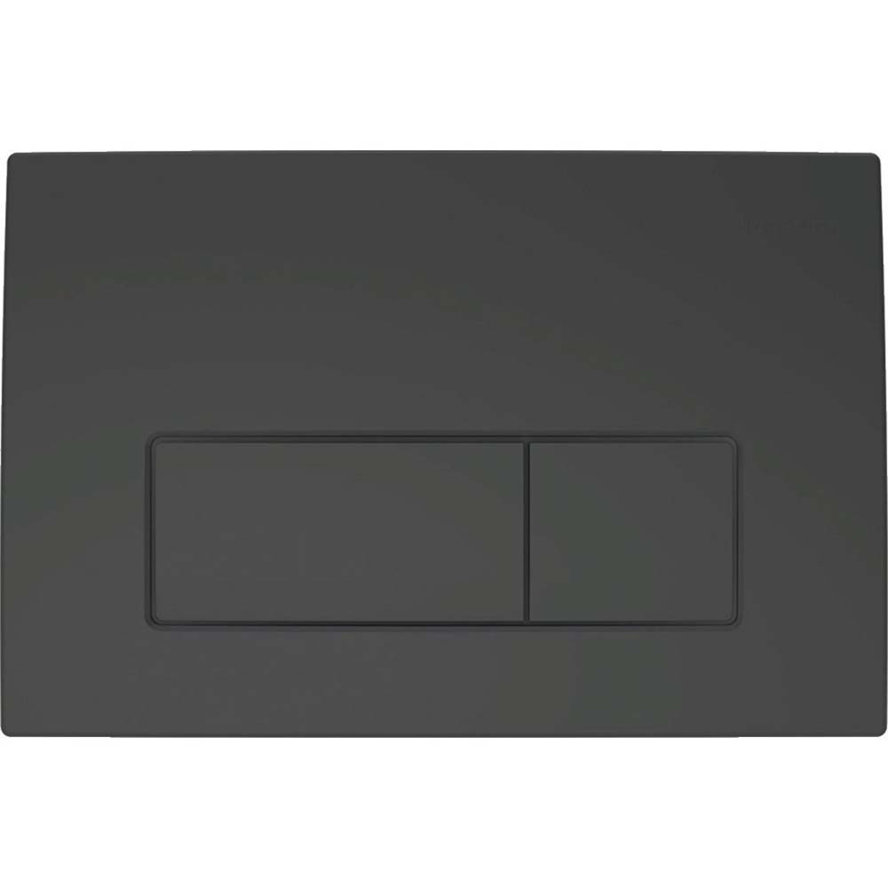 GEBERIT Ovládacie tlačidlo DELTA50 24,6 x 16,4 cm matná čierna 115119141