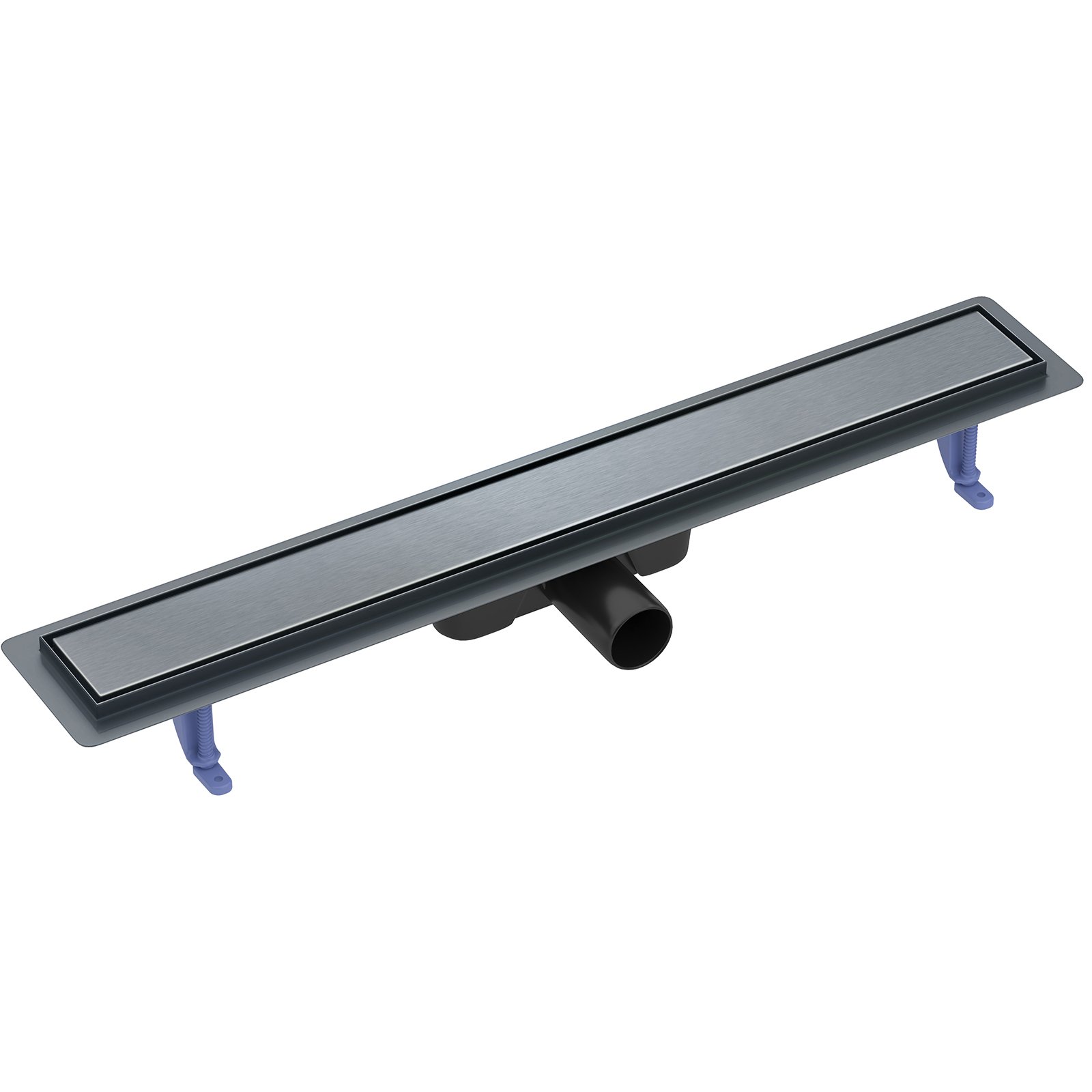 CERSANIT Lineárny odtok TAKO 70 s obojstranným roštom čierny kovový S204-063