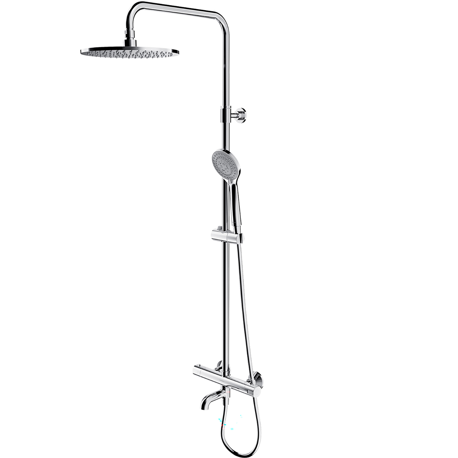 OMNIRES termostatický vaňový systém Y povrchovo montovaný chrómový lesk Y1234ALCR