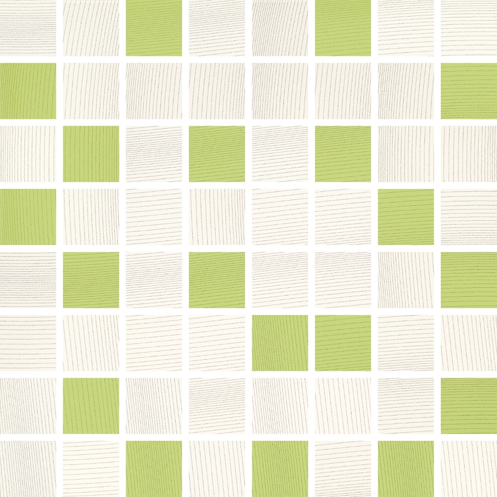 OBKLAD MOZAIKA LIRA WHITE-GREEN 25X25