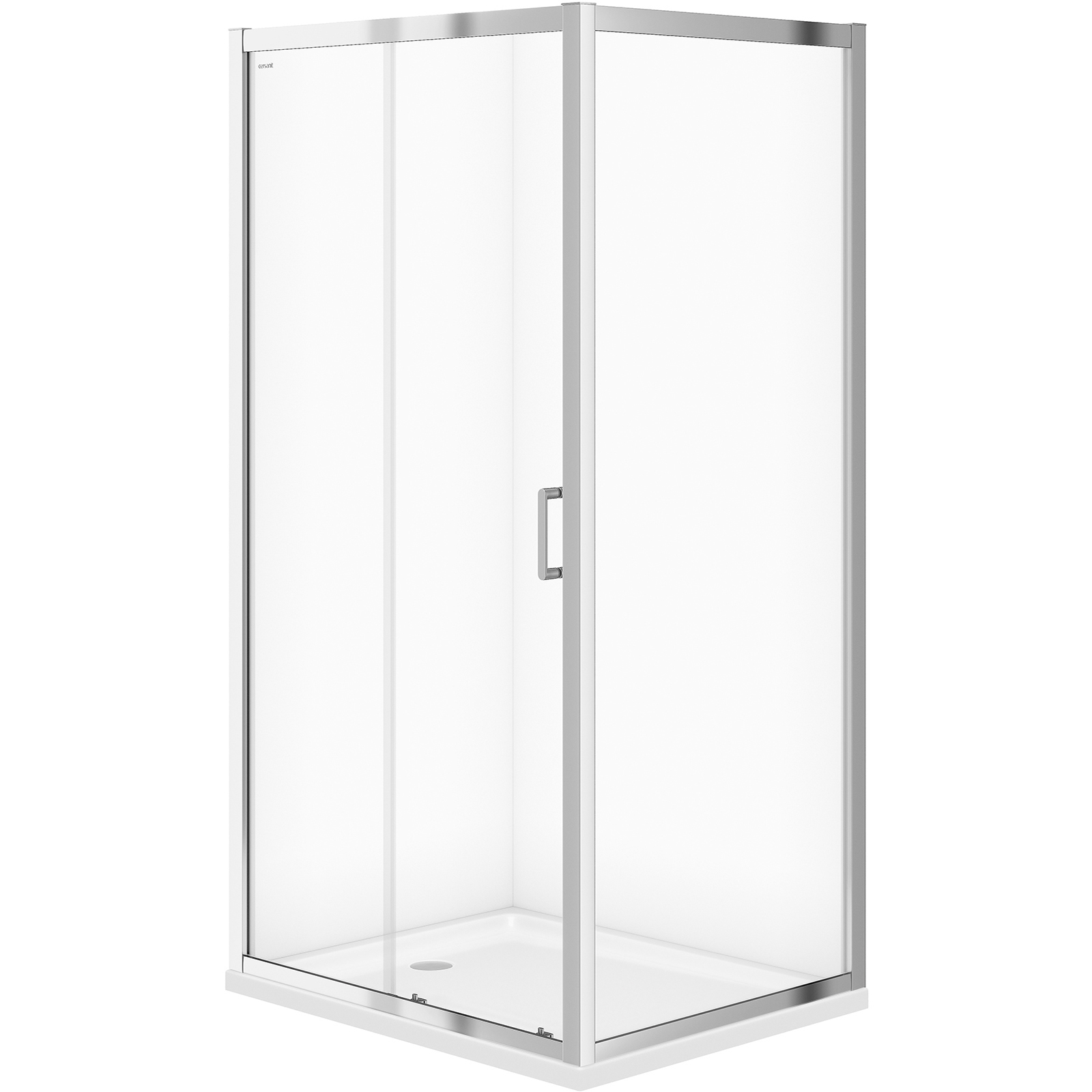 CERSANIT ARTECO obdĺžnikový sprchový kút 100x80 so sprchovou vaničkou TAKO 100x4 S601-358