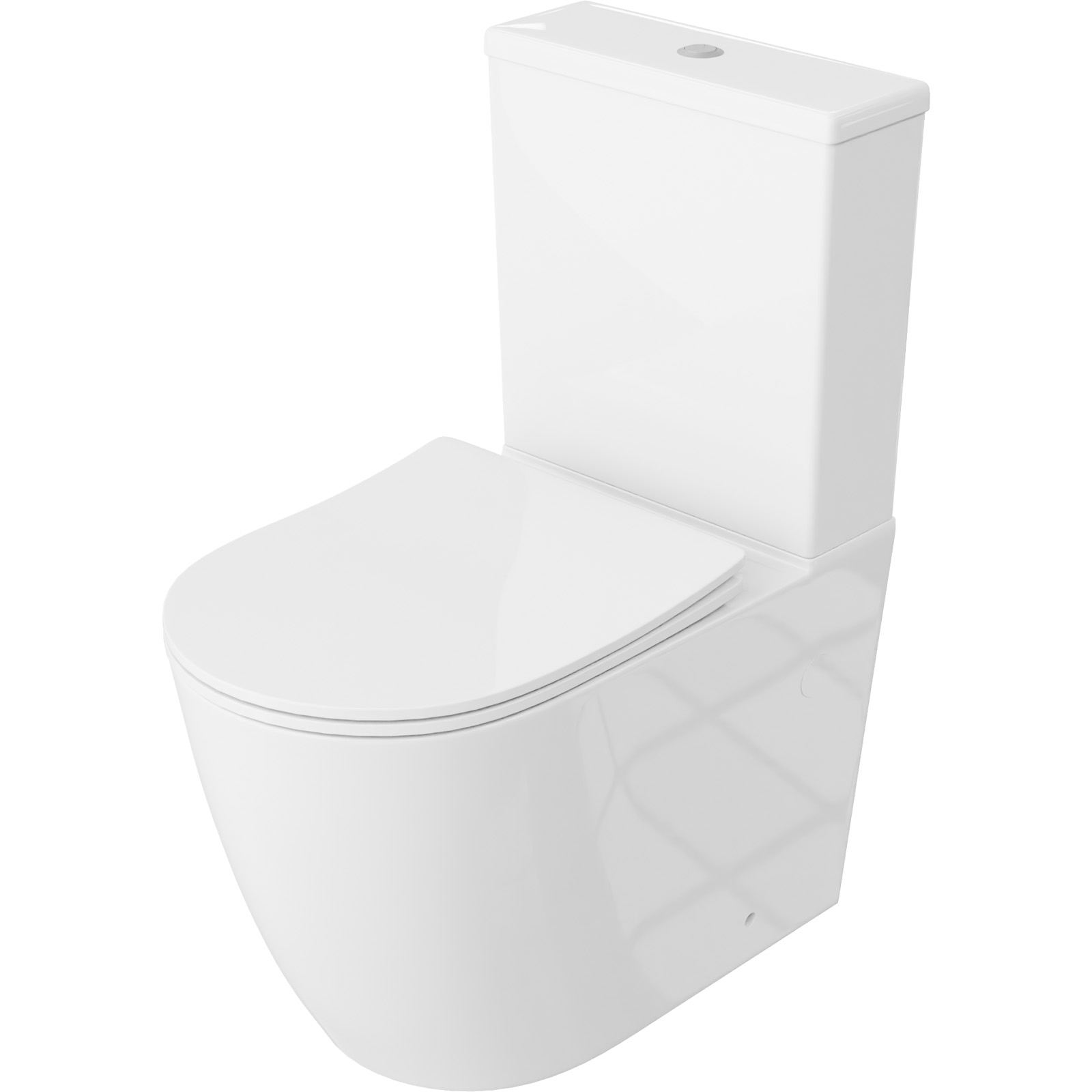 LAVITA Kompaktné bezrámové WC NAUTILUS s duroplastovým sedadlom biela LAVITA Kompaktné bezrámové WC NAUTILUS s duroplastovým sedadlom biela